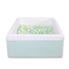 Ball-pit minky with balls 200pcs - mint
