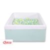 Ball-pit minky with balls 200pcs - mint