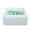 Ball-pit minky with balls 200pcs - mint