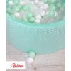Ball-pit minky with balls 200pcs- mint