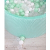 Ball-pit minky with balls 200pcs- mint