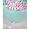 Ball-pit minky with balls 200pcs- mint