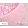 Ball-pit minky with balls 200pcs- pink