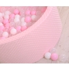 Ball-pit minky with balls 200pcs- pink