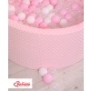 Ball-pit minky with balls 200pcs- pink