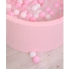 Ball-pit minky with balls 200pcs- pink