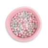 Ball-pit minky with balls 200pcs - pink