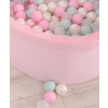 Ball-pit minky with balls 200pcs - pink