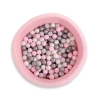 Ball-pit minky with balls 200pcs - pink