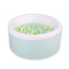Ball-pit minky with balls 200st- mint