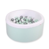 Ball-pit minky with balls 200st- mint