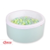 Ball-pit minky with balls 200st- mint