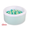 Ball-pit minky with balls 200st- mint