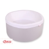 Ball-pit minky without balls - gray