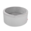Ball-pit minky without balls - gray