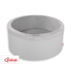 Ball-pit minky without balls - gray