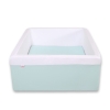 Ball-pit minky without balls - mint