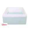 Ball-pit minky without balls - mint