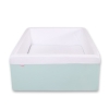 Ball-pit minky without balls - mint