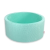 Ball-pit minky without balls - mint