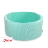 Ball-pit minky without balls - mint