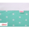 Ball-pit minky without balls - mint stars