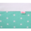 Ball-pit minky without balls - mint stars