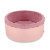 Ball-pit minky without balls - pastel pink