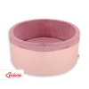 Ball-pit minky without balls - pastel pink