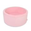 Ball-pit minky without balls - pink