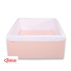Ball-pit minky without balls - powder pink