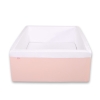 Ball-pit minky without balls - powder pink