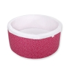 Ball-pit minky without balls - wine red stars
