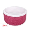 Ball-pit minky without balls - wine red stars