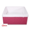 Ball-pit minky without balls - wine red stars