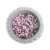 Ball-pit with frills with balls 200pcs - gray