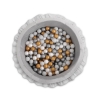 Ball-pit with frills with balls 200pcs - gray