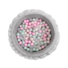 Ball-pit with frills with balls 200pcs - gray