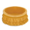 Ball-pit with frills without balls - honey yellow