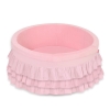 Ball-pit with frills without balls - pink