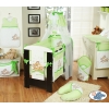 Bedding set 11-pcs with canopy (L60)- Teddy Bear Barnaba green