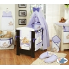 Bedding set 11-pcs with canopy (L60)- Teddy Bear Barnaba lilac