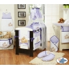 Bedding set 11-pcs with canopy (L60)- Teddy Bear Barnaba lilac
