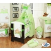 Bedding set 11-pcs with canopy (L70)- Teddy Bear Barnaba green