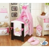 Bedding set 11-pcs with canopy (L70)- Teddy Bear Barnaba pink