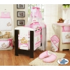 Bedding set 11-pcs with canopy (S60)- Teddy Bear Barnaba pink