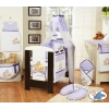Bedding set 11-pcs with canopy (S70)- Teddy Bear Barnaba lilac