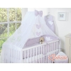 Bedding set 11-pcs with mosquito-net- Hanging Hearts little pink flowers