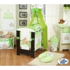 Bedding set 11-pcs with mosquito-net (L60)- Teddy Bear Barnaba green