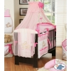 Bedding set 11-pcs with mosquito-net (L60)- Teddy Bear Barnaba pink